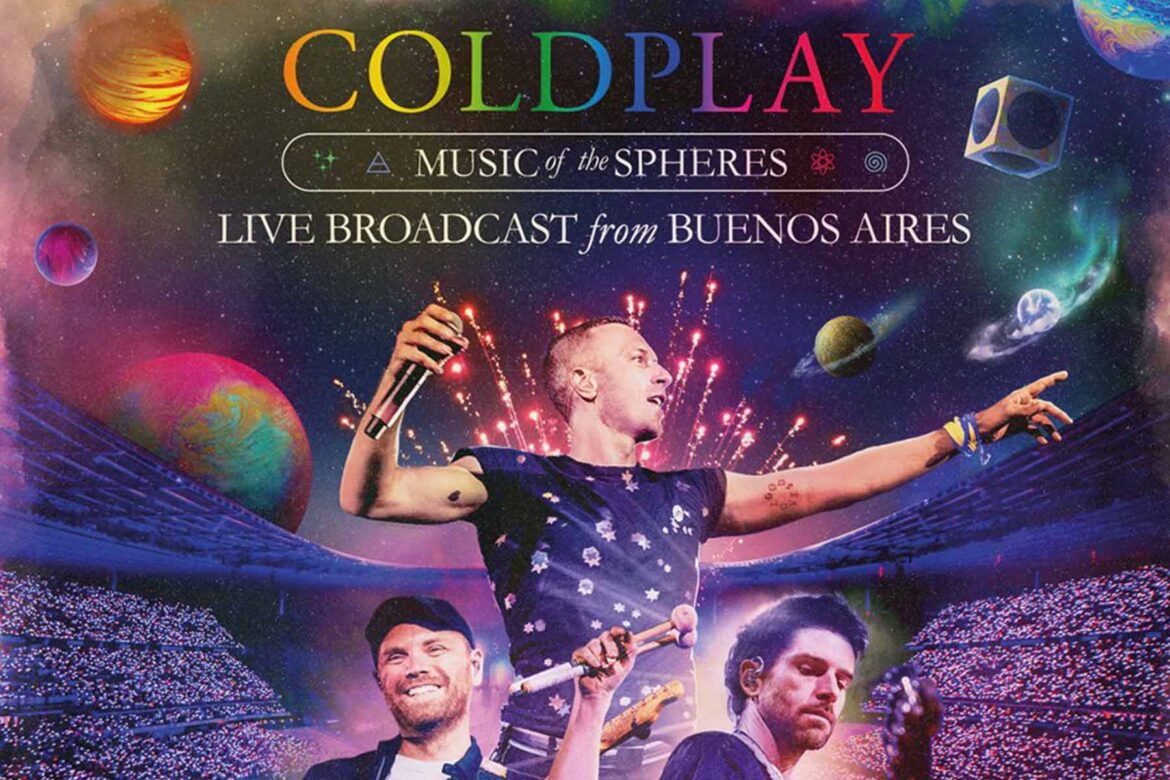 Coldplay transmitirá su show “Music of the Spheres” en cines a nivel